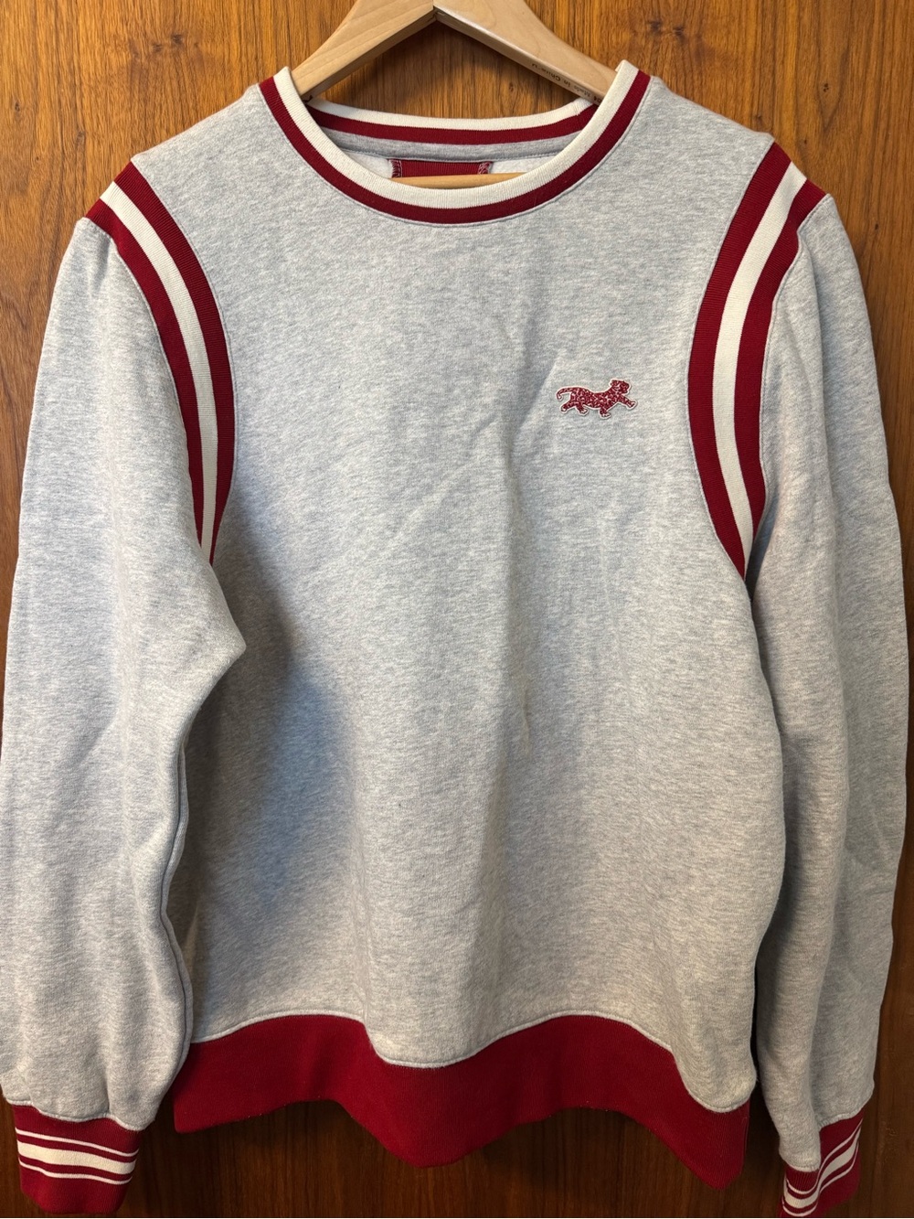 Ovadia & Sons Heather Gray Crewneck Sweater - Men's Casual Pullover